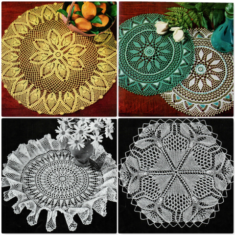 American Thread Company Star Doily Book No. 131 – Doilies (Crocheted • Knitted • Tatted • Beaded • Pineapples • Ruffles) ~1956