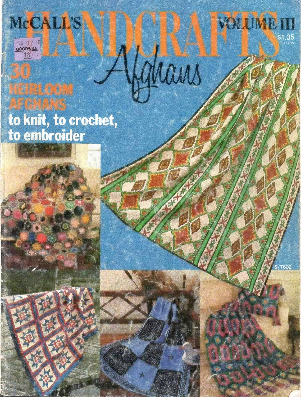 McCall’s Handcrafts Volume III – Afghans 1975 / 1976