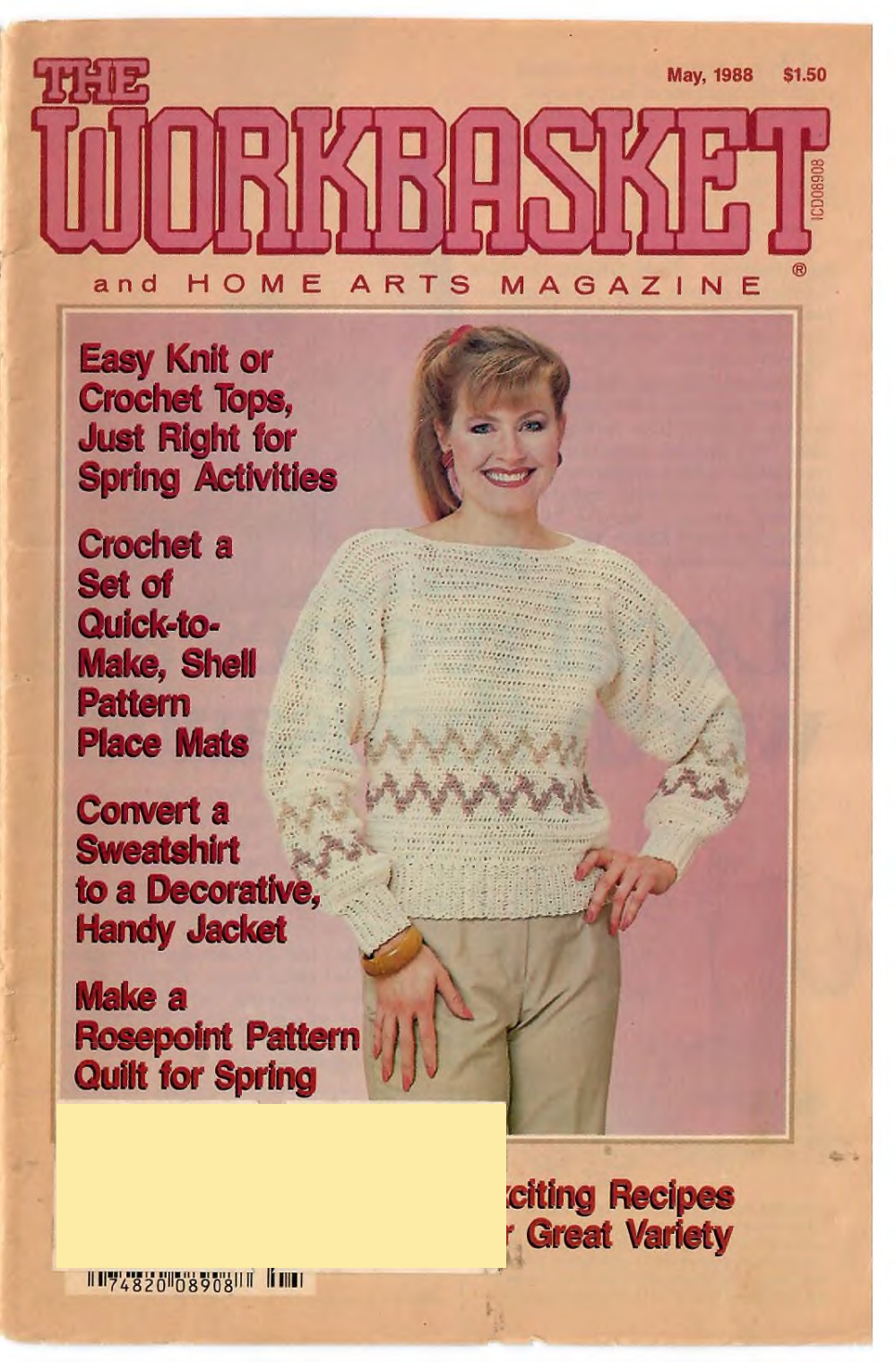 The Workbasket and Home Arts Magazine, May 1988 (Volume 53, Number 7)