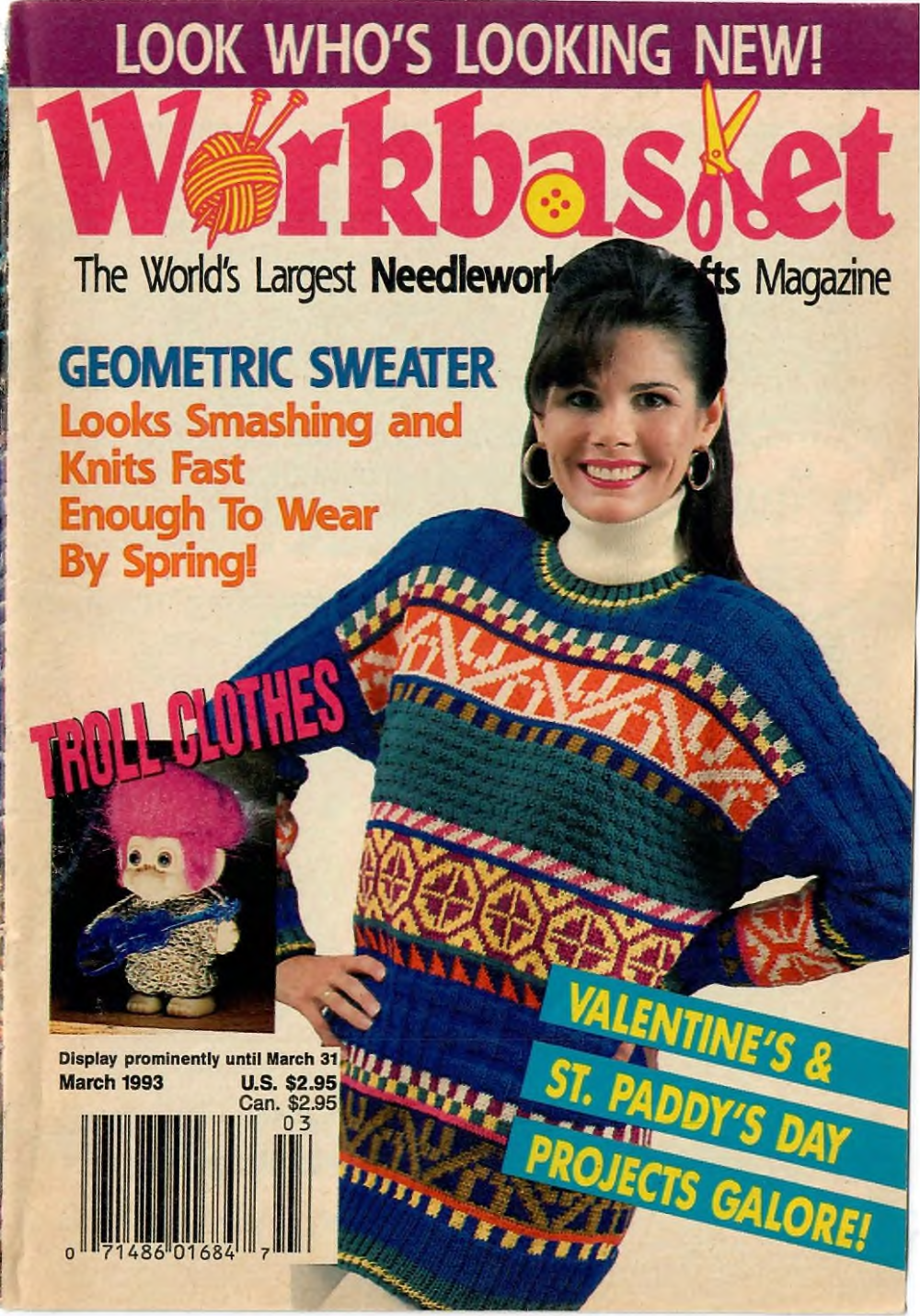 Workbasket (The World’s Largest Needlework and Crafts Magazine), February/March 1993 (Volume 58, Number 3)