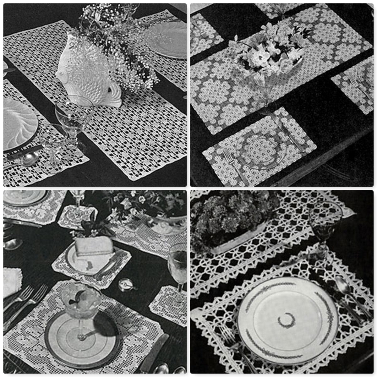 Crocheting Placemats (1978)