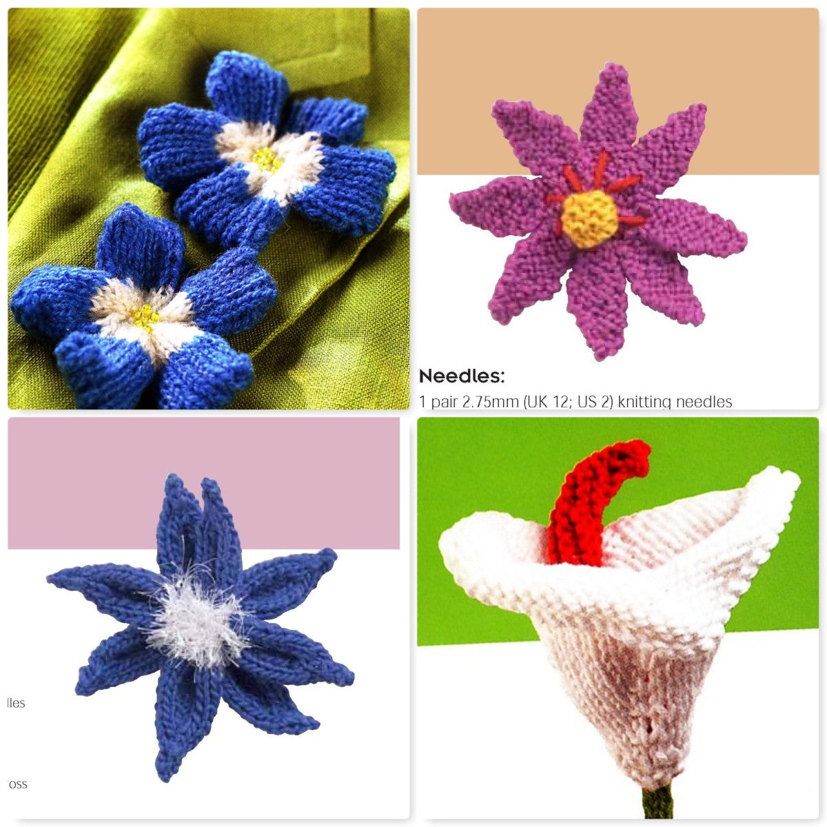 Knitted Flowers: 20 On the Go Projects (2017)