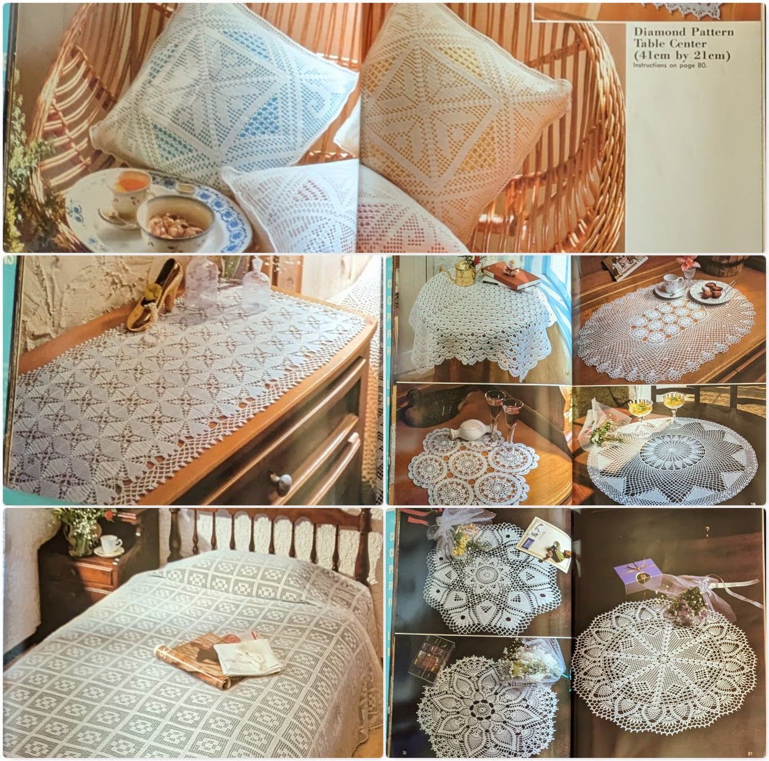 Ondori White Crochet Lace (1990)