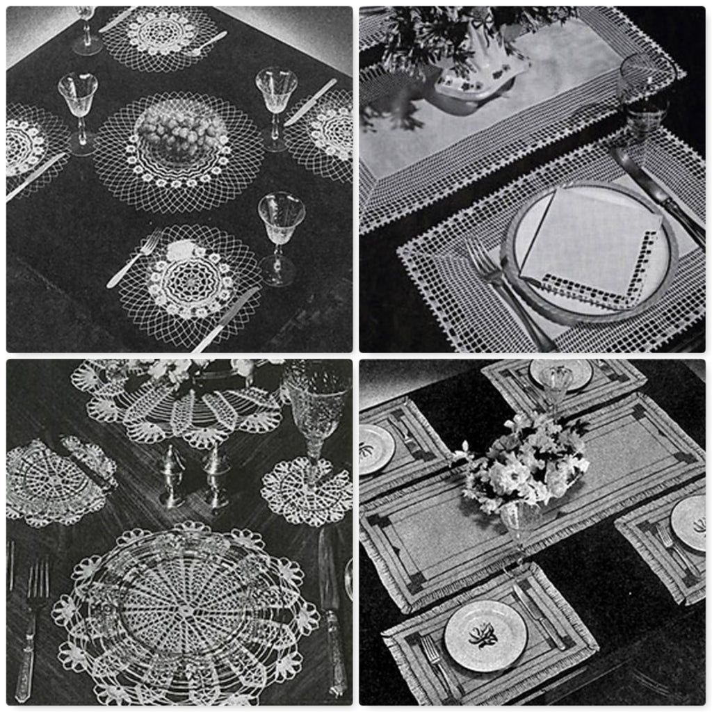 Crocheting Placemats (1978)