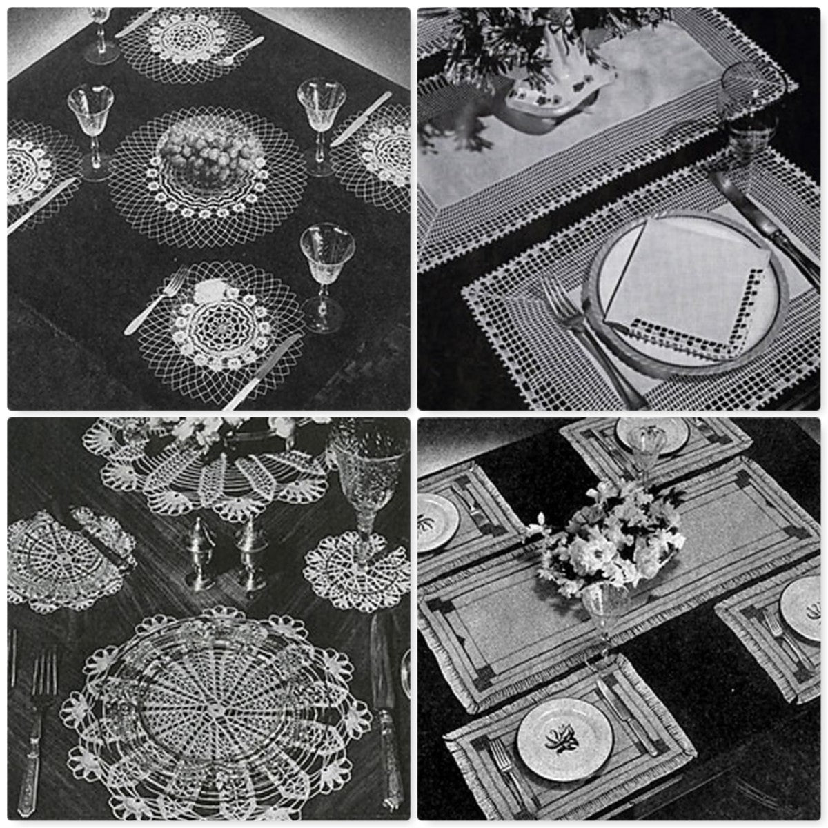 Crocheting Placemats (1978)