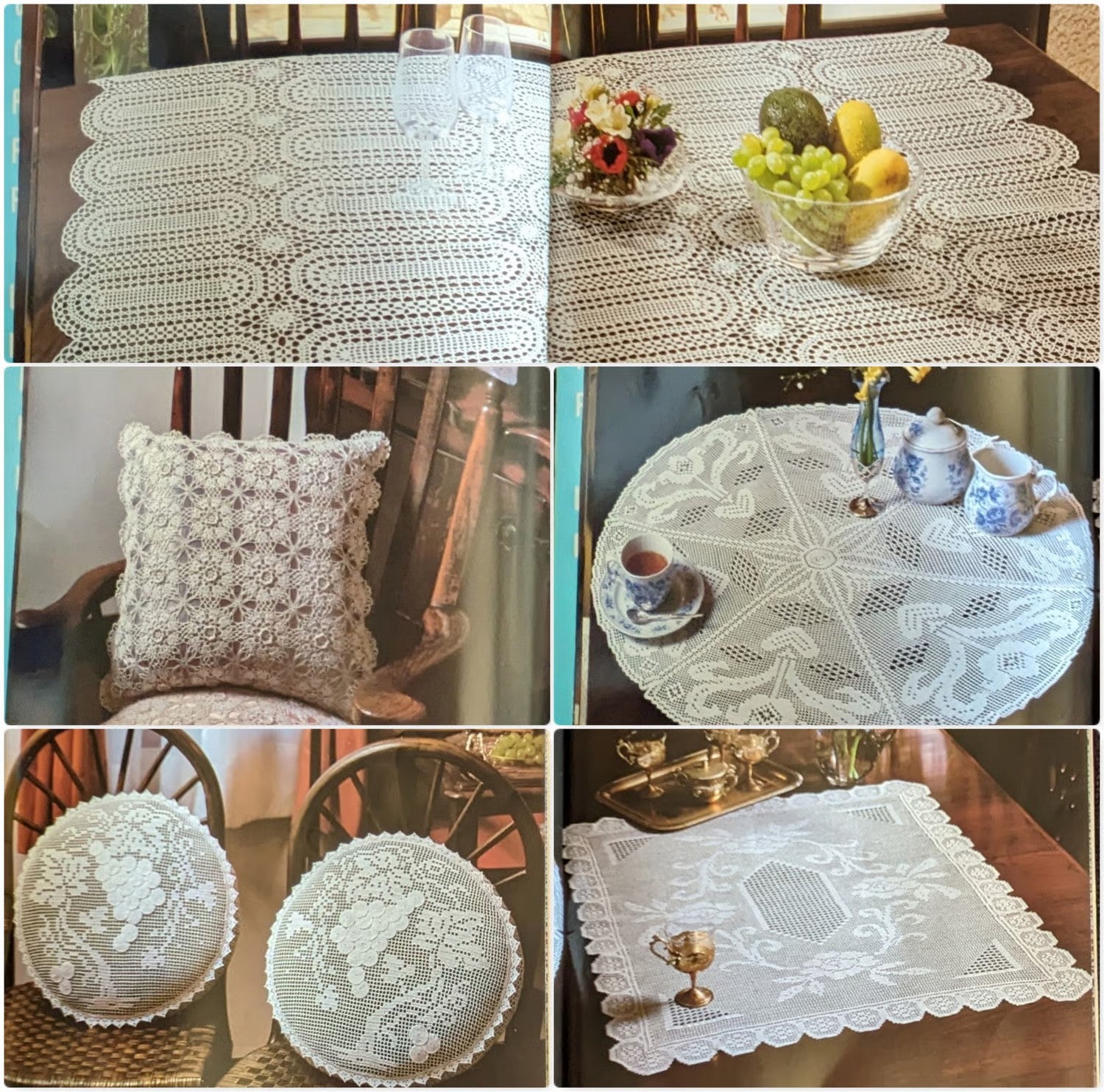 Ondori White Crochet Lace (1990)