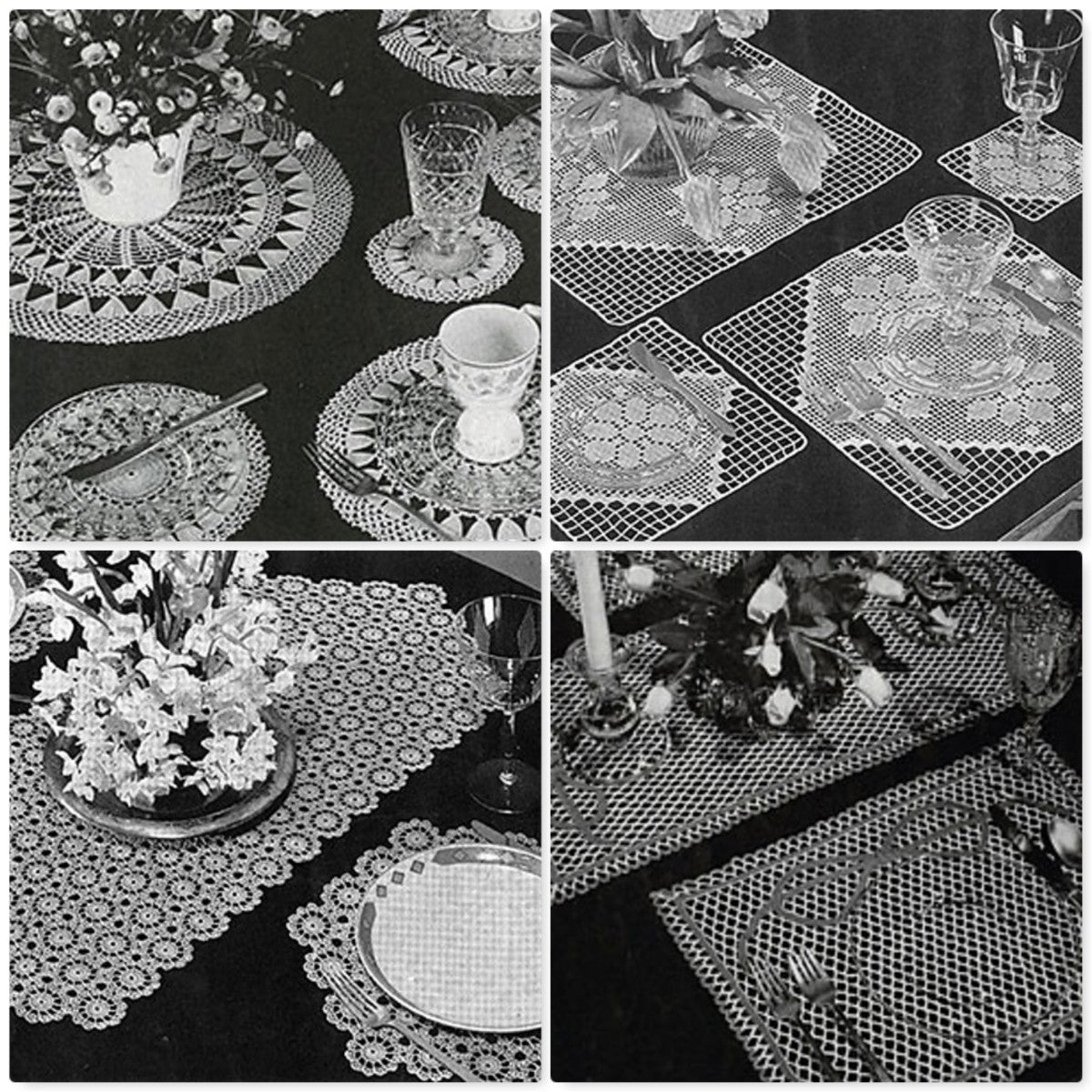 Crocheting Placemats (1978)