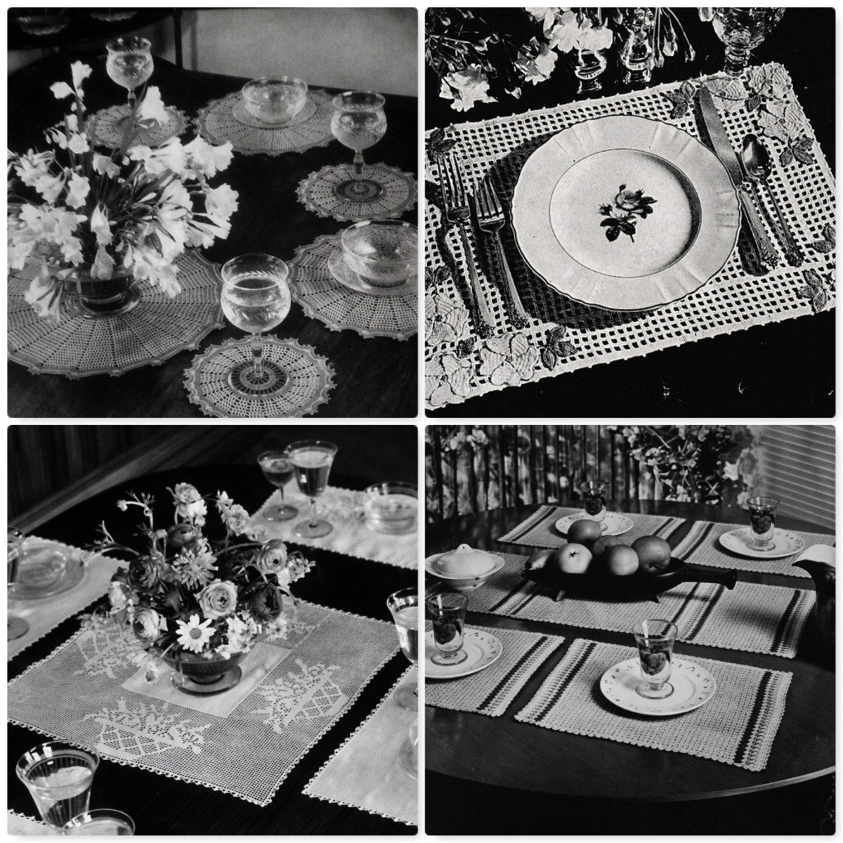 Crocheting Placemats (1978)
