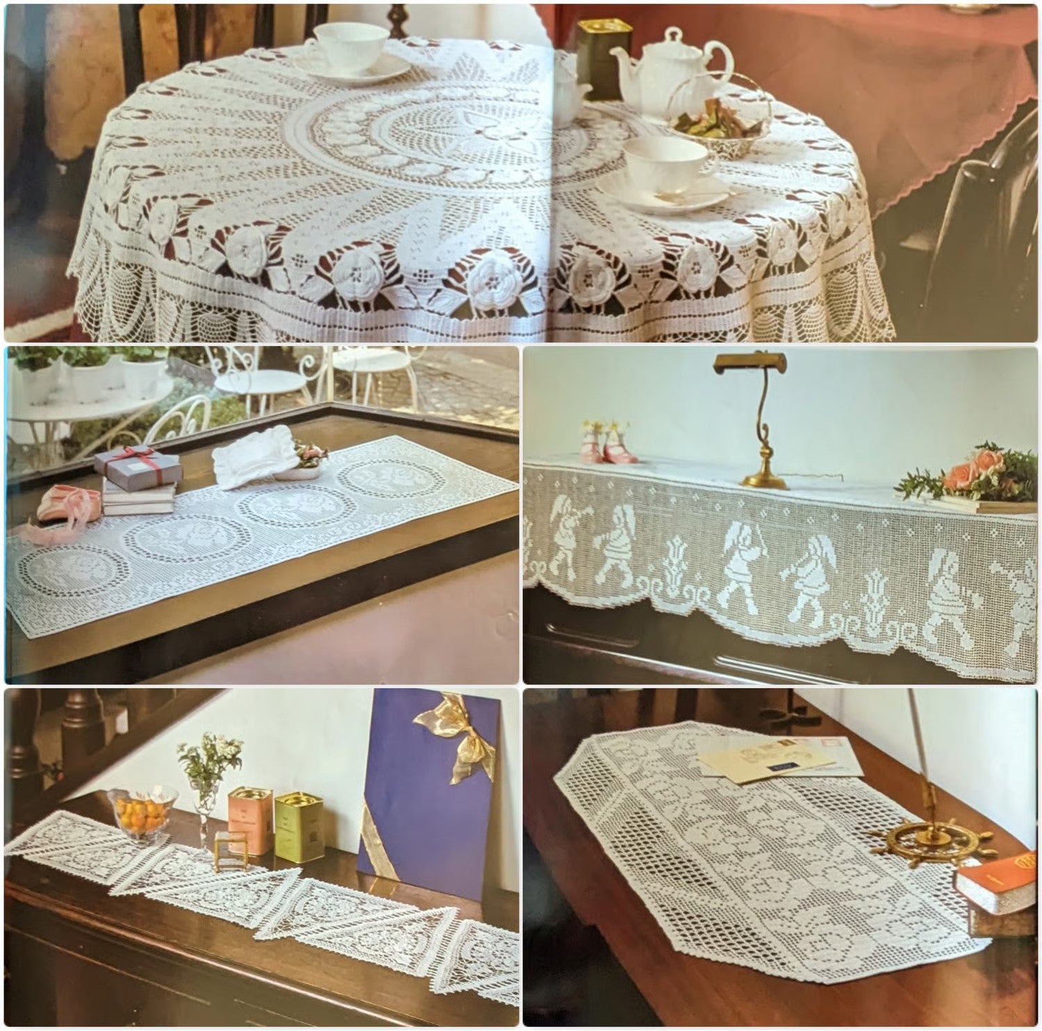 Ondori White Crochet Lace (1990)