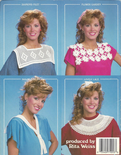 American School of Needlework #1053 – New Crocheted Collars (1987)